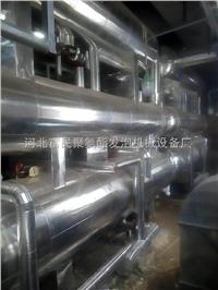 锅炉房烟道保温施工、烟道铁皮保温施工、现场