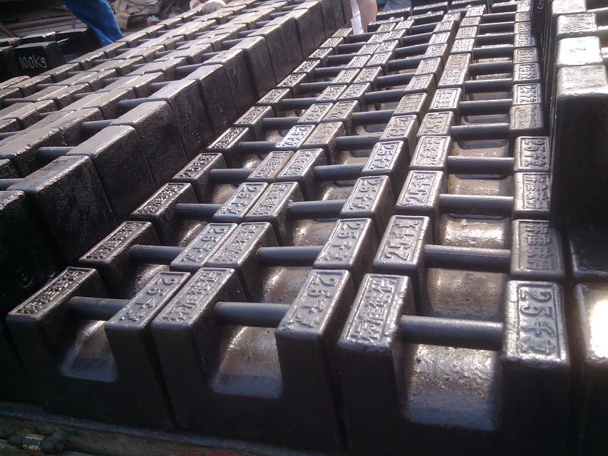 校磅25kg标准砝码